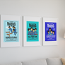 The Beatles Cartoon Concert Tour Poster Art Print Cavern Club Liverpool 1963